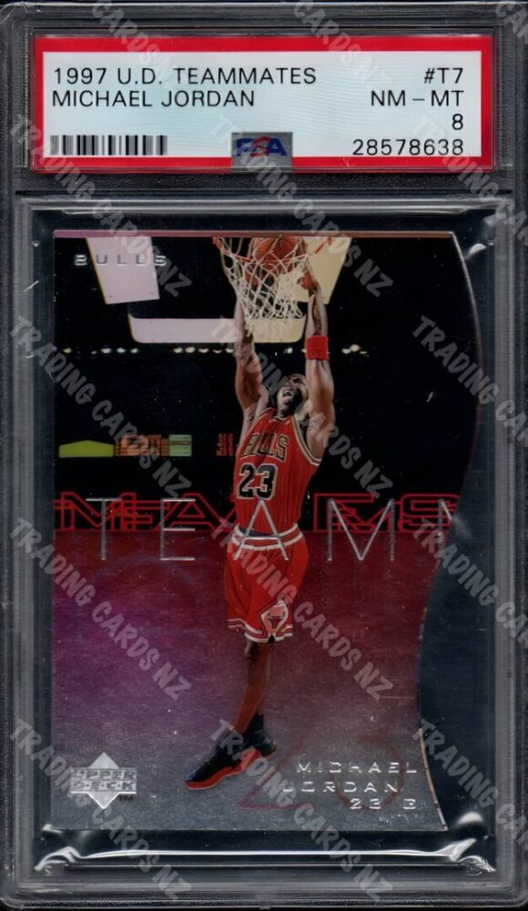 Michael Jordan - 1997-98 Upper Deck - Teammates #T7 PSA 8