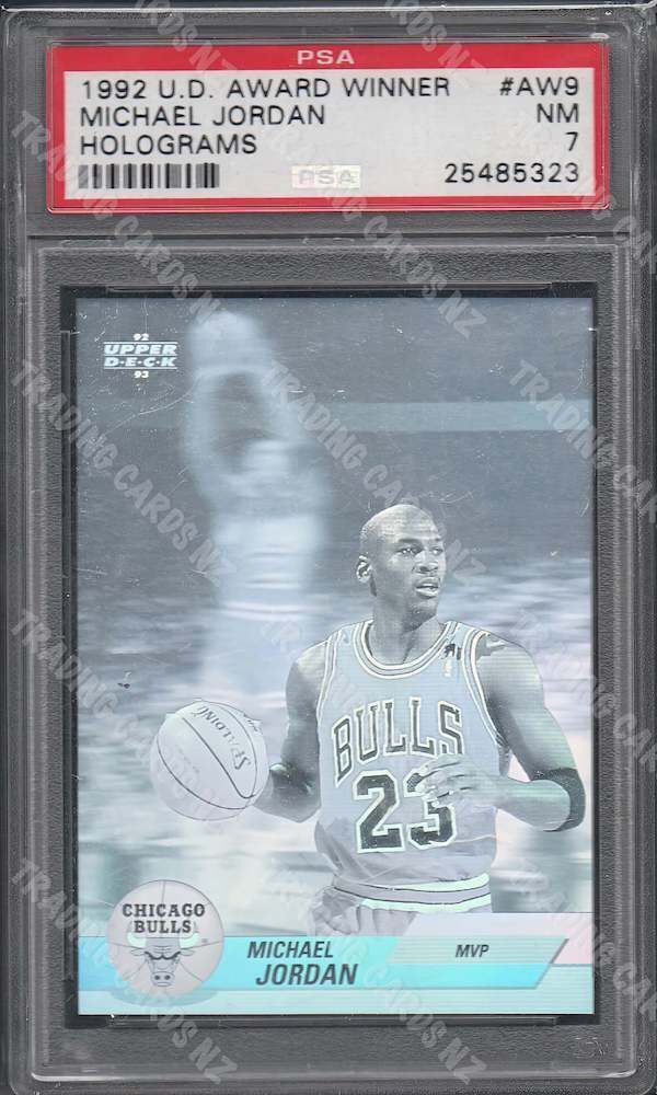 Michael Jordan - 1992-93 Upper Deck - Award Winners Holograms #AW9 PSA 7