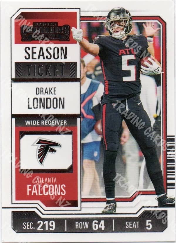 Drake London - 2023 Panini Contenders - Retail #5 Season Ticket